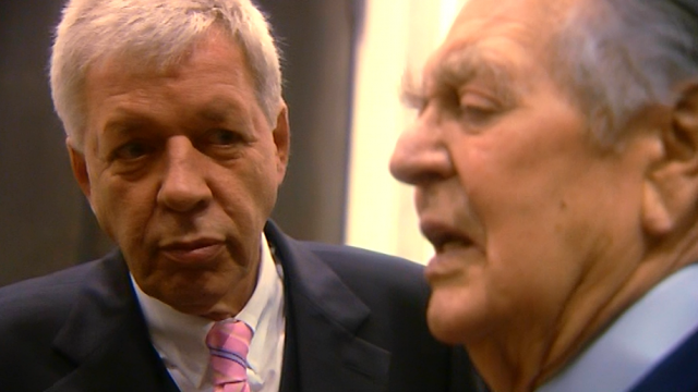Dr. Werner Müller und Berthold Beitz