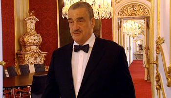 Fürst Karl von Schwarzenberg in der Wiener Hofburg